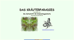 Desktop Screenshot of daskraeuterparadies.de